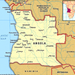 Mapa de Angola