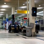 Após a saída da sala de imigração