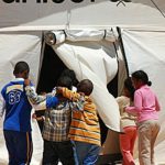 Foto de UNICEF – Centro de atendimento na Líbia
